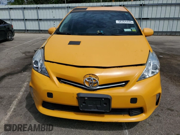 2013 Toyota Prius Two with VIN JTDZN3EU7D3257151, listed as a Copart auction lot 56364445 with 380,553 mi miles and Clean Title. Bid and sale history available at DreamBid. Image 5.