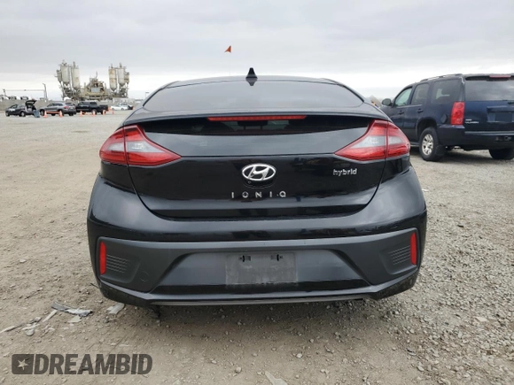 2017 Hyundai Ioniq Limited with VIN KMHC85LC4HU036119, listed as a Copart auction lot 55686595 with 326,888 mi miles and Salvage title. Bid and sale history available at DreamBid. Image 6.