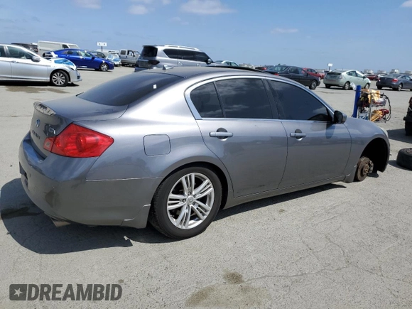 2011 Infiniti G37 x with VIN JN1CV6ARXBM409748, listed as a Copart auction lot 53143595 with 177,594 mi miles and Salvage Title. Bid and sale history available at carsss.com. Image 3.