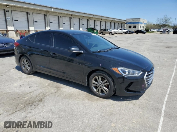 2018 Hyundai Elantra SEL with VIN 5NPD84LF8JH272186, listed as a Copart auction lot 53278855 with 106,941 mi miles and Salvage Title. Bid and sale history available at DreamBid. Image 4.