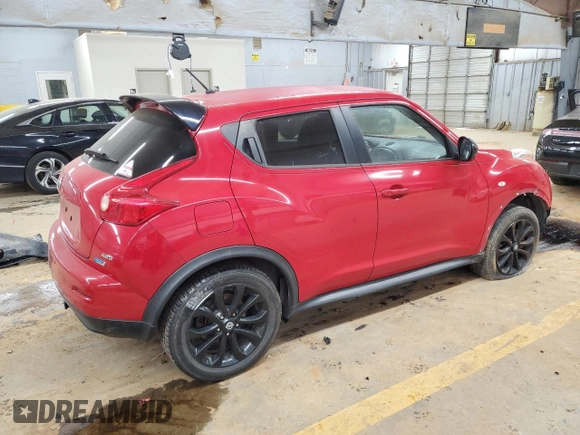 2014 Nissan Juke Nismo with VIN JN8AF5MV3ET358161, listed as a Copart auction lot 86553134 with Not Provided miles and Salvage Title. Bid and sale history available at DreamBid. Image 3.