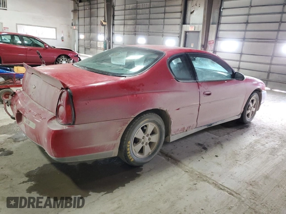 2003 Chevrolet Monte Carlo LS with VIN 2G1WW12E539326564, listed as a Copart auction lot 85610334 with 211,142 mi miles and Salvage Title. Bid and sale history available at carsss.com. Image 3.