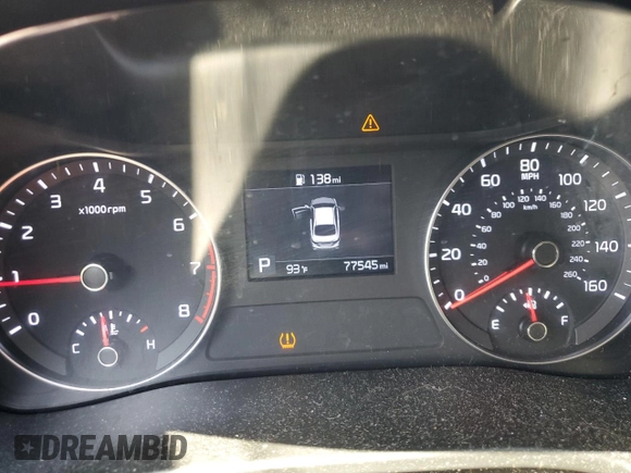 2021 Kia Forte FE with VIN 3KPF24AD2ME341474, listed as a Copart auction lot 61896575 with 77,545 mi miles and Salvage title. Bid and sale history available at DreamBid. Image 9.