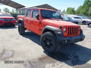 2020 Jeep Gladiator Sport S with VIN 1C6HJTAG0LL149161, listed as a IAAI auction lot 42071132 with 153,062 mi miles and . Bid and sale history available at DreamBid. Image 1.