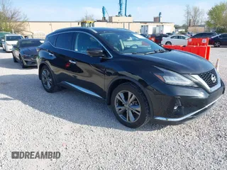2019 Nissan Murano S with VIN 5N1AZ2MS9KN108331, listed as a IAAI auction lot 41946820 with 52,983 mi miles. Bid and sale history available at carsss.com. Image 1.