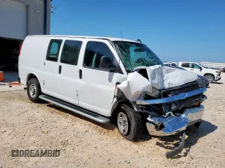 2024 Chevrolet Express Cargo with VIN 1GCWGAFP4R1269464, listed as a Copart auction lot 57891575 with Not provided miles and Clean title. Bid and sale history available at DreamBid. Image 4.