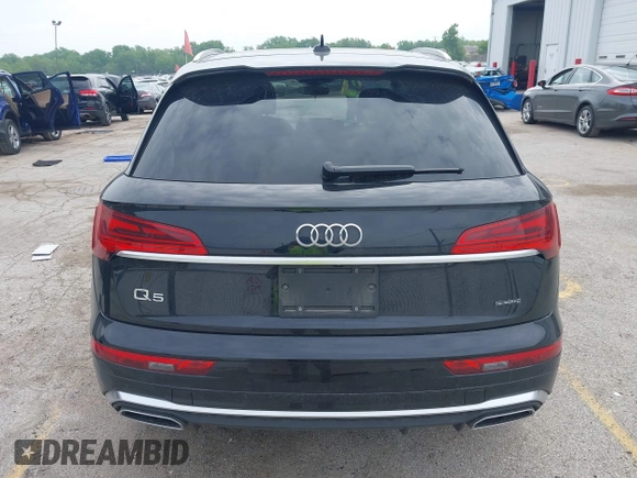 2024 Audi Q5 S line Premium Plus with VIN WA1EAAFY8R2025472, listed as a IAAI auction lot 42371409 with 10,737 mi miles and . Bid and sale history available at DreamBid. Image 15.