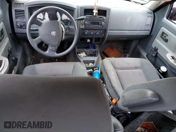 2005 Dodge Dakota ST with VIN 1D7HE28N85S155915, listed as a Copart auction lot 37094164 with Not Provided miles and Salvage Title. Bid and sale history available at carsss.com. Image 8.