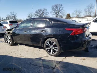 2017 Nissan Maxima SR with VIN 1N4AA6AP6HC379473, listed as a Copart auction lot 42408595 with 88,174 mi miles and Salvage Title. Bid and sale history available at carsss.com. Image 2.