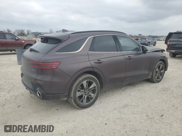 2022 Genesis GV70 Sport z VIN KMUMCDTC2NU014095, wystawiony jako Copart lot #44108555 z przebiegiem 37 154 mil mil oraz Szkoda całkowita • Salvage title. Historia ofert i sprzedaży dostępna na DreamBid. Obrazek 3.