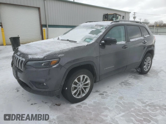 2022 Jeep Cherokee Latitude Lux with VIN 1C4PJMMN2ND530656, listed as a Copart auction lot 43836375 with 31,933 mi miles and Salvage title. Bid and sale history available at DreamBid. Image 1.