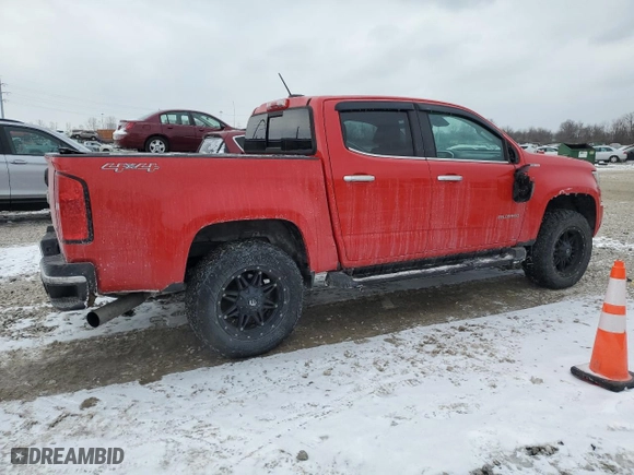 2017 Chevrolet Colorado 4WD LT with VIN 1GCPTCE1XH1223094, listed as a Copart auction lot 46211925 with 117,314 mi miles and Salvage Title. Bid and sale history available at carsss.com. Image 3.