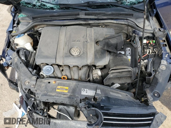2013 Volkswagen Jetta SE z VIN 3VWDX7AJXDM437629, wystawiony jako Copart lot #73959494 z przebiegiem 161 457 mil mil oraz Nie do naprawy • Non repairable. Historia ofert i sprzedaży dostępna na DreamBid. Obrazek 11.