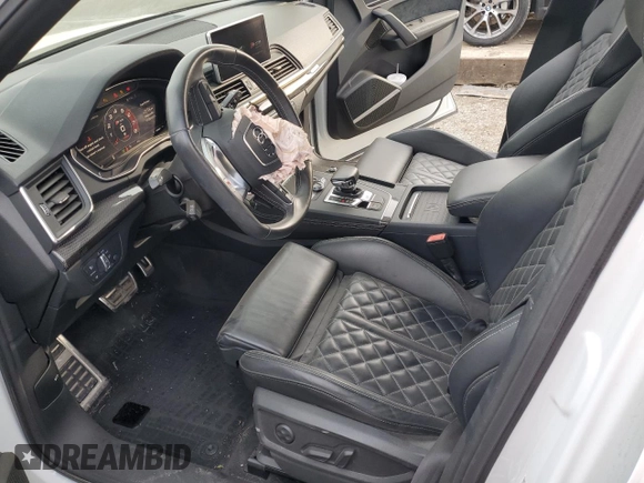 2019 Audi SQ5 Premium Plus with VIN WA1B4AFY3K2064082, listed as a Copart auction lot 81191483 with 43,602 mi miles and . Bid and sale history available at DreamBid. Image 7.