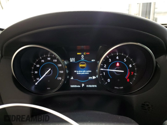 2018 Jaguar F-Pace 25t Prestige z VIN SADCK2FX3JA266443, wystawiony jako Copart lot #88802895 z przebiegiem 106 928 mil mil oraz Szkoda całkowita • Salvage title. Historia ofert i sprzedaży dostępna na DreamBid. Obrazek 9.