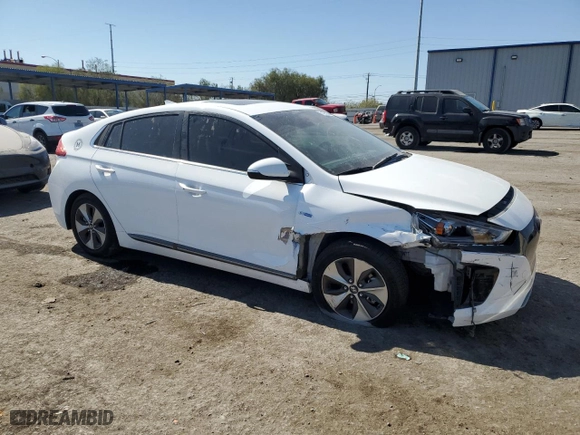 2019 Hyundai Ioniq Electric Limited with VIN KMHC05LH6KU033457, listed as a Copart auction lot 74281884 with 33,313 mi miles and Salvage Title. Bid and sale history available at carsss.com. Image 4.