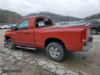2005 Dodge Ram 1500 SLT with VIN 1D7HU16D95J565796, listed as a Copart auction lot 85515994 with 81,166 mi miles and Salvage Title. Bid and sale history available at carsss.com. Image 2.
