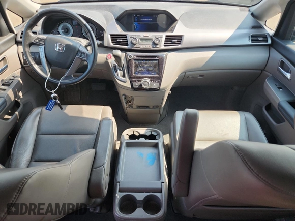 2014 Honda Odyssey EX-L with VIN 5FNRL5H63EB036388, listed as a Copart auction lot 65701425 with 117,636 mi miles and Clean title. Bid and sale history available at DreamBid. Image 8.