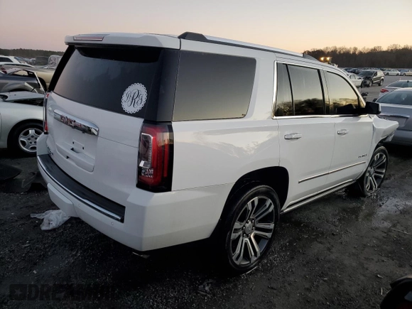 2018 GMC Yukon Denali with VIN 1GKS1CKJXJR269329, listed as a Copart auction lot 83078724 with 91,226 mi miles and Salvage Title. Bid and sale history available at carsss.com. Image 3.