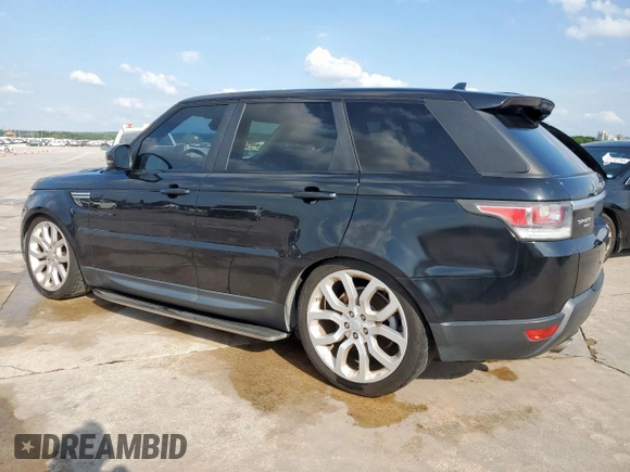 2016 Land Rover Range Rover Sport V6 HSE with VIN SALWR2PF9GA106515, listed as a Copart auction lot 53303535 with 137,465 mi miles and Clean Title. Bid and sale history available at carsss.com. Image 2.