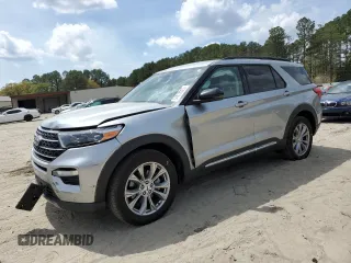 2024 Ford Explorer XLT z VIN 1FMSK8DH8RGA54874, wystawiony jako Copart lot #54078925 z przebiegiem 8 733 mil mil oraz Szkoda całkowita • Salvage title. Historia ofert i sprzedaży dostępna na DreamBid. Obrazek 1.