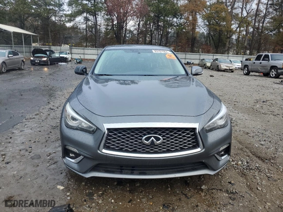 2018 Infiniti Q50 2.0t PURE with VIN JN1CV7AP5JM241326, listed as a Copart auction lot 83707904 with 149,537 mi miles and Salvage Title. Bid and sale history available at carsss.com. Image 5.