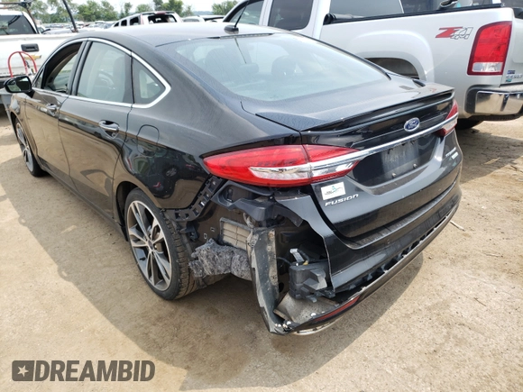 2017 Ford Fusion Titanium с VIN 3FA6P0K93HR170257, выставлен на аукционе Copart как лот 50977791 с пробегом 96 692 миль миль и Списание • Salvage title. История ставок и продаж доступна на DreamBid. Изображение 3.