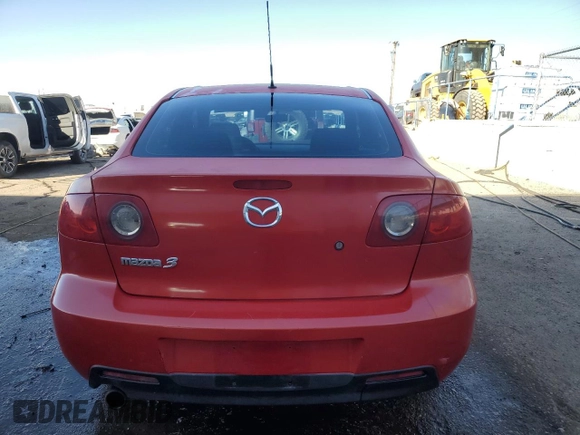 2005 Mazda 3 i with VIN JM1BK12F251245507, listed as a Copart auction lot 42788015 with 263,284 mi miles and Salvage Title. Bid and sale history available at DreamBid. Image 6.