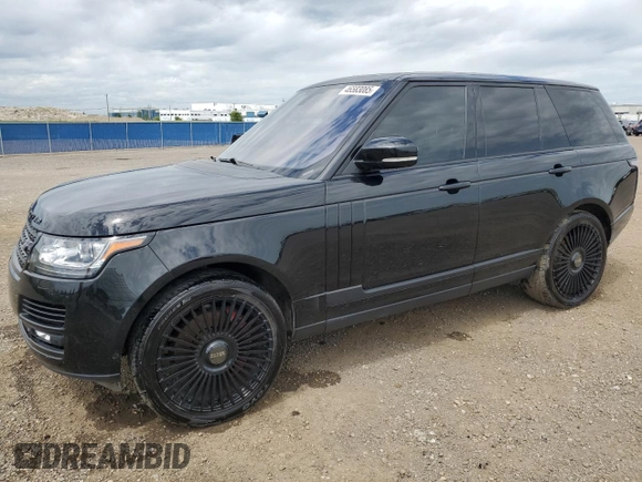 2014 Land Rover Range Rover Supercharged with VIN SALGS2TF3EA175762, listed as a Copart auction lot 46583085 with 97,321 mi miles and Clean title. Bid and sale history available at DreamBid. Image 1.