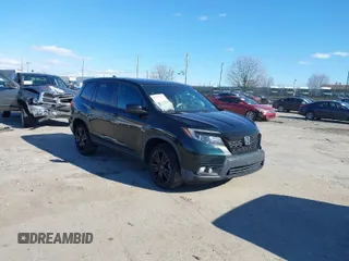 2019 Honda Passport Sport with VIN 5FNYF8H25KB008038, listed as a IAAI auction lot 41587557 with 66,731 mi miles and . Bid and sale history available at carsss.com. Image 1.