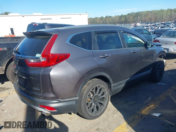 2017 Honda CR-V Touring with VIN 2HKRW1H94HH505584, listed as a IAAI auction lot 41867850 with 1 mi miles. Bid and sale history available at carsss.com. Image 4.