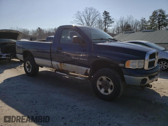 2004 Dodge Ram 2500 SLT with VIN 3D7KU26D74G154585, listed as a Copart auction lot 48235775 with 148,502 mi miles and Salvage Title. Bid and sale history available at carsss.com. Image 4.