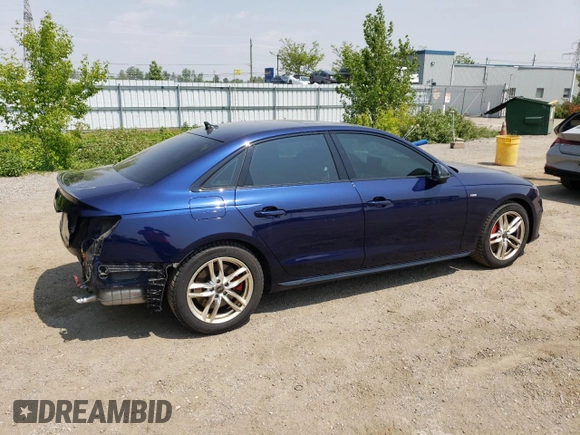 2023 Audi A4 S line Premium Plus z VIN WAUEAAF43PA041906, wystawiony jako Copart lot #59323165 z przebiegiem 27 896 mil mil oraz Czysty tytuł • Clean title. Historia ofert i sprzedaży dostępna na DreamBid. Obrazek 3.