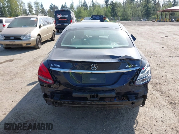 2017 Mercedes-Benz C 300 with VIN 55SWF4KB5HU230272, listed as a IAAI auction lot 42113872 with 35,807 mi miles and . Bid and sale history available at carsss.com. Image 17.