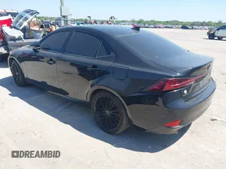 2015 Lexus IS 250 with VIN JTHBF1D21F5047167, listed as a IAAI auction lot 41952132 with 128,239 mi miles. Bid and sale history available at carsss.com. Image 3.