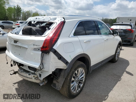 2024 Cadillac XT4 AWD Premium Luxury with VIN 1GYFZDR42RF162925, listed as a Copart auction lot 57039935 with 3,489 mi miles and Clean title. Bid and sale history available at DreamBid. Image 3.