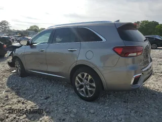2019 Kia Sorento SX z VIN 5XYPK4A50KG447242, wystawiony jako Copart lot #56553855 z przebiegiem 95 012 mil mil oraz Szkoda całkowita • Salvage title. Historia ofert i sprzedaży dostępna na DreamBid. Obrazek 2.