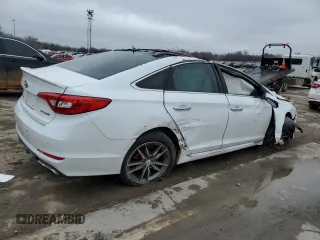 2015 Hyundai Sonata Sport with VIN 5NPE34AB0FH083851, listed as a Copart auction lot 44110145 with Not Provided miles and Salvage Title. Bid and sale history available at carsss.com. Image 3.