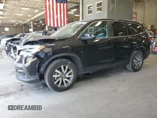 2019 Honda Pilot EX-L z VIN 5FNYF6H50KB025165, wystawiony jako Copart lot #63396825 z przebiegiem 52 351 mil mil oraz Szkoda całkowita • Salvage title. Historia ofert i sprzedaży dostępna na DreamBid. Obrazek 1.