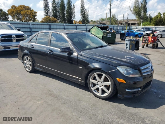 2012 Mercedes-Benz C-Class C 250 Sport with VIN WDDGF4HB3CR212102, listed as a Copart auction lot 50461655 with 132,067 mi miles and Clean Title. Bid and sale history available at carsss.com. Image 4.