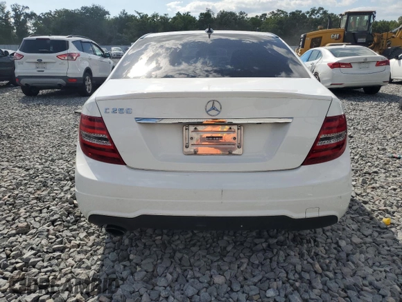 2013 Mercedes-Benz C-Class C 250 Sport with VIN WDDGF4HB7DR268691, listed as a Copart auction lot 53877245 with 69,486 mi miles and Non Repairable. Bid and sale history available at carsss.com. Image 6.