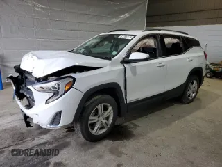 2020 GMC Terrain SLE with VIN 3GKALTEV0LL330198, listed as a Copart auction lot 51266175 with 47,384 mi miles and Salvage title. Bid and sale history available at DreamBid. Image 1.