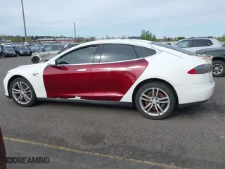 2012 Tesla Model S with VIN 5YJSA1DN6CFS00341, listed as a IAAI auction lot 41994114 with 1 mi miles. Bid and sale history available at carsss.com. Image 13.