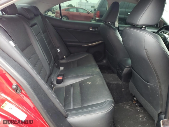 2015 Lexus IS 350 with VIN JTHCE1D22F5006666, listed as a Copart auction lot 50836345 with 164,612 mi miles and Salvage Title. Bid and sale history available at carsss.com. Image 10.