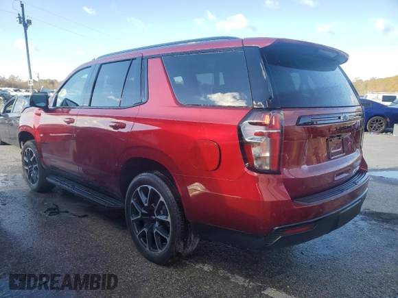 2023 Chevrolet Tahoe RST с VIN 1GNSCRKDXPR557807, выставлен на аукционе Copart как лот 83962334 с пробегом 11 532 миль миль и Списание • Salvage title. История ставок и продаж доступна на DreamBid. Изображение 2.