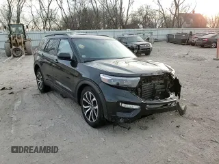 2023 Ford Explorer ST-Line z VIN 1FMSK8KH4PGC23174, wystawiony jako Copart lot #87657665 z przebiegiem 21 082 mil mil oraz Szkoda całkowita • Salvage title. Historia ofert i sprzedaży dostępna na DreamBid. Obrazek 15.