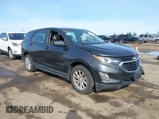 2020 Chevrolet Equinox LS with VIN 3GNAXHEV5LS519388, listed as a IAAI auction lot 41838631 with 128,907 mi miles. Bid and sale history available at carsss.com. Image 1.