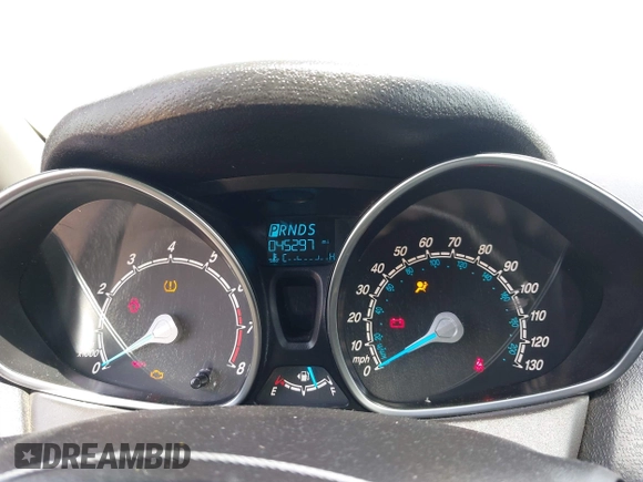 2019 Ford Fiesta SE with VIN 3FADP4EJ2KM102475, listed as a IAAI auction lot 42111316 with 45,297 mi miles. Bid and sale history available at carsss.com. Image 7.