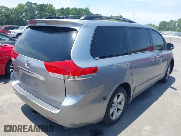 2011 Toyota Sienna LE AAS with VIN 5TDKK3DC7BS037510, listed as a IAAI auction lot 42587912 with 226,689 mi miles and . Bid and sale history available at DreamBid. Image 4.