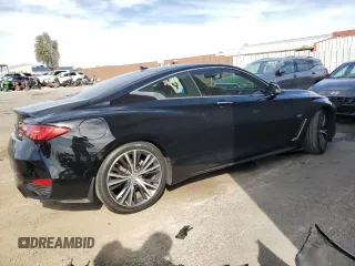 2019 Infiniti Q60 3.0t LUXE with VIN JN1EV7EK9KM230869, listed as a Copart auction lot 50229155 with 40,385 mi miles and Salvage Title. Bid and sale history available at carsss.com. Image 3.